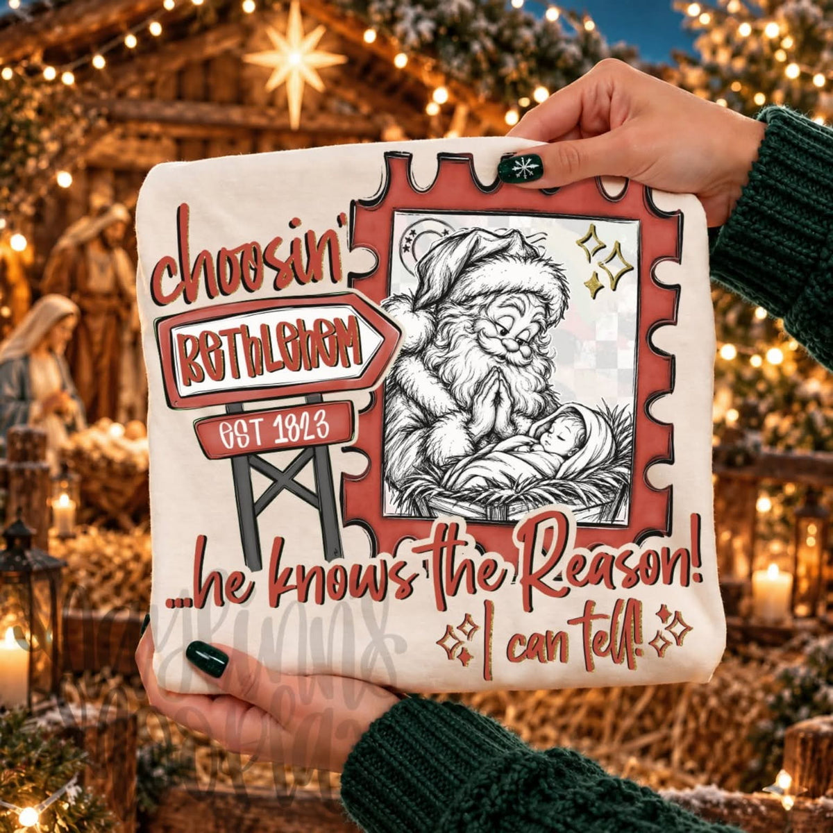 He knows the reason! I can tell! RED (DBD) DTF Transfer