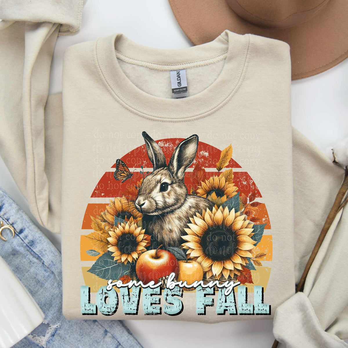 Some bunny loves fall (TDD) 52585 DTF transfer