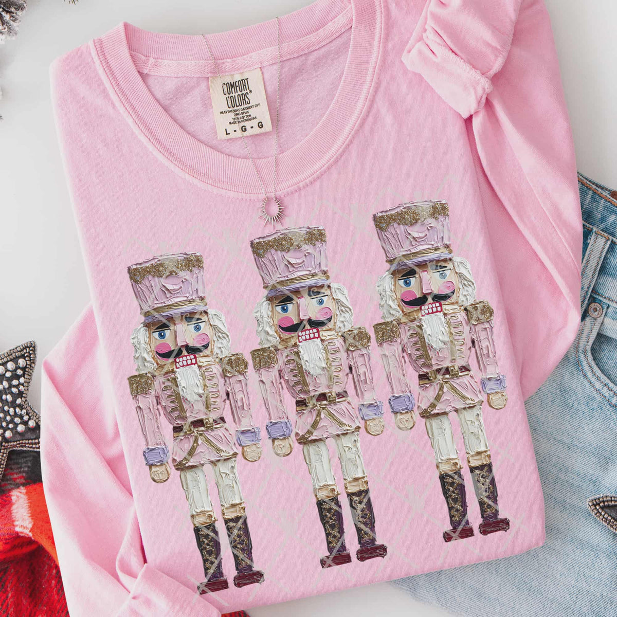 Faux Painted Nutcrackers (TTD) DTF Transfer