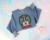 Husky Happy Pawlidays 30341 DTF TRANSFER