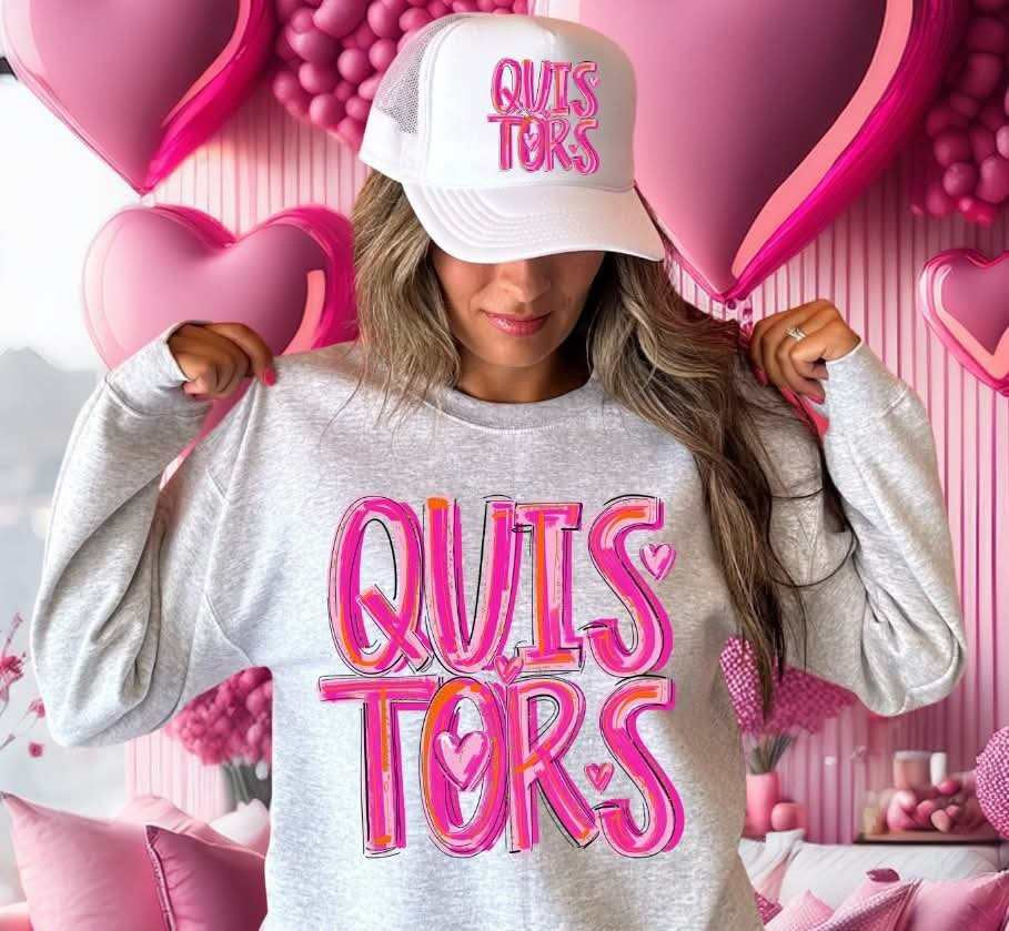 Quistors pink brushstroke (S&G) 79643 DTF transfer