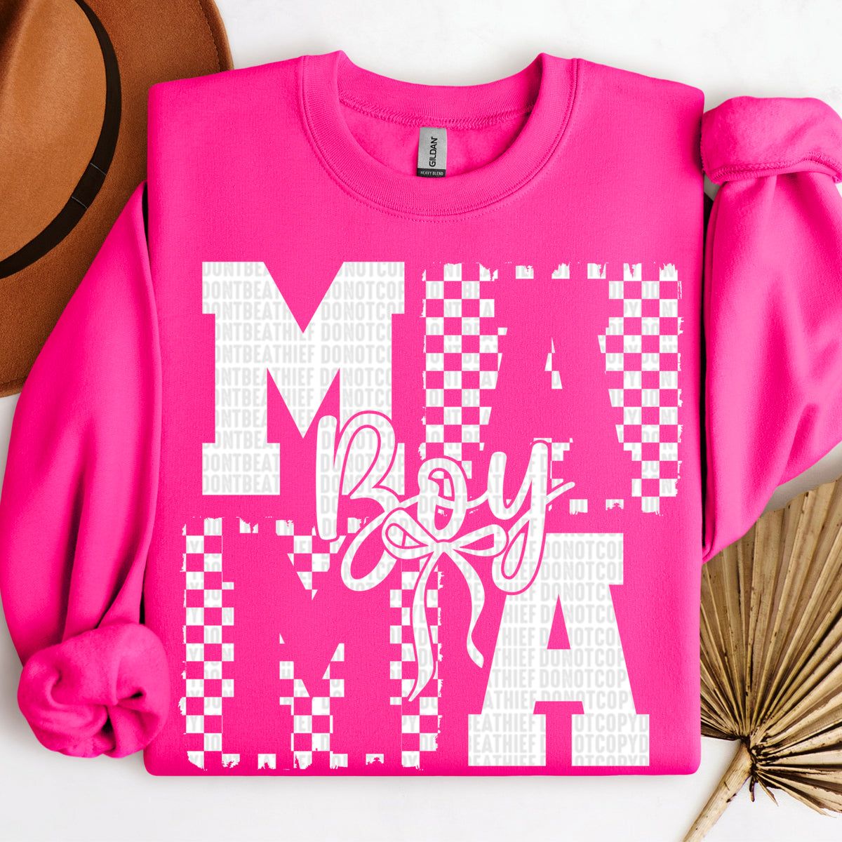 Boy mama WHITE 109756 DTF transfer