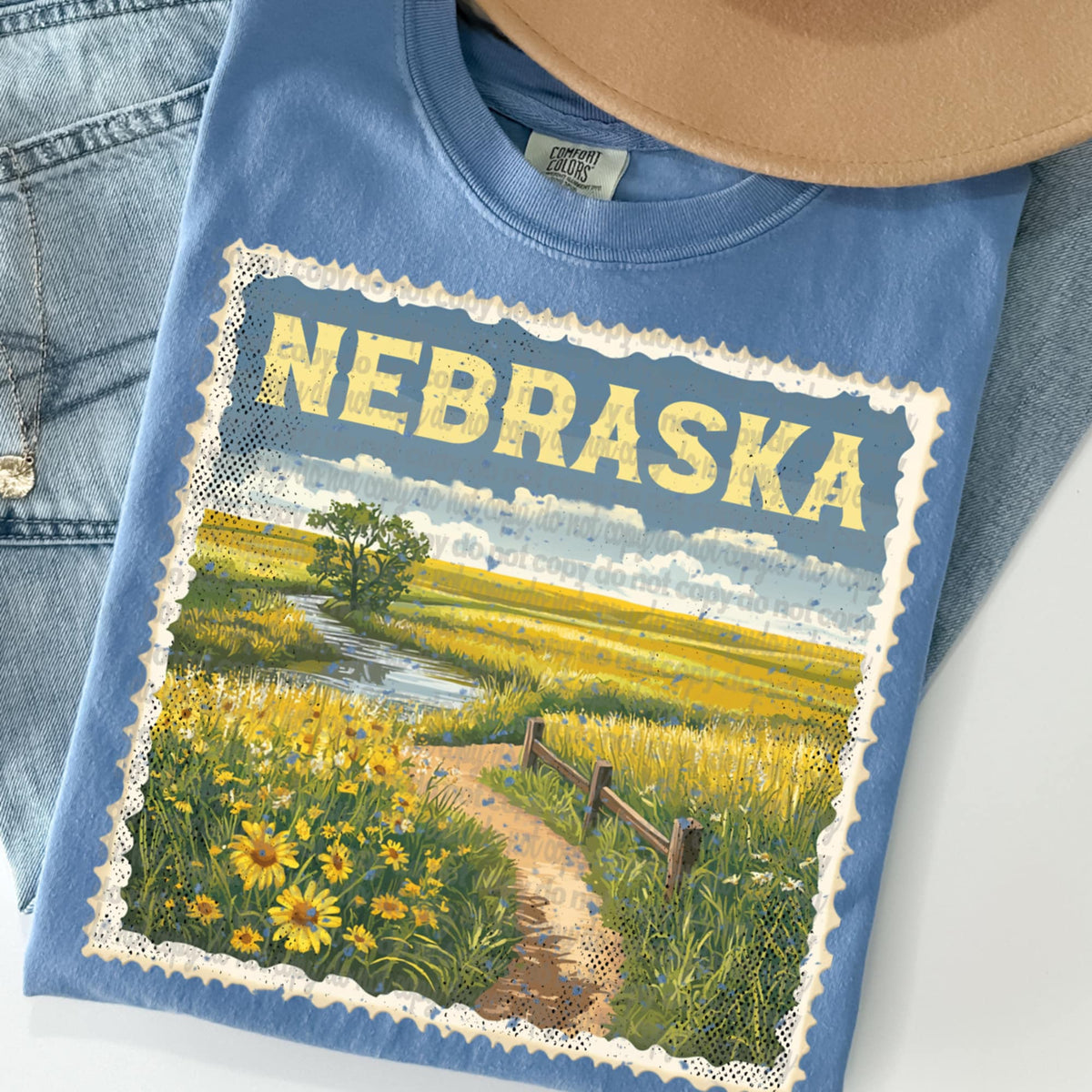 Nebraska State Stamp (TTD) 99058 DTF transfer