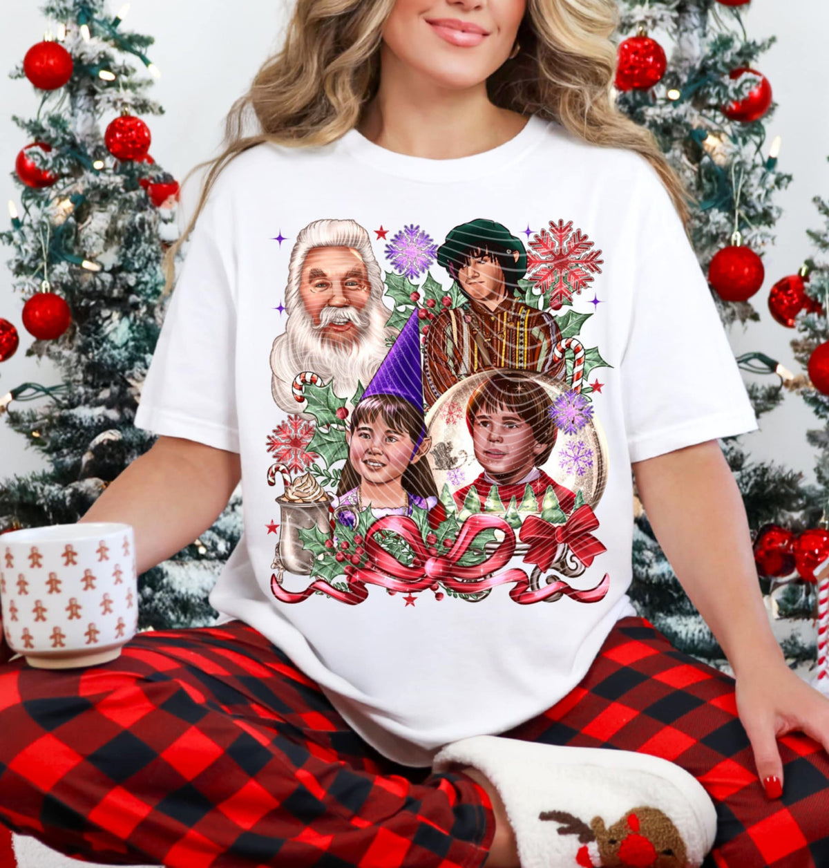 Santa Claus with snowglobe AG DTF transfer