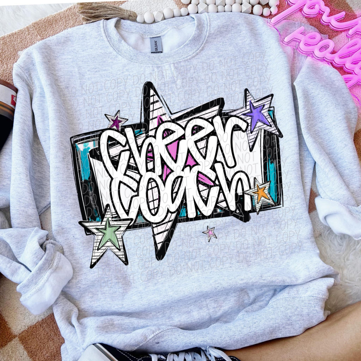 Cheer coach stars (Caplinger) 87536 DTF transfer