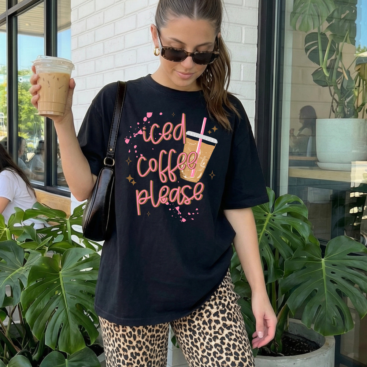 Iced coffee please pink (CSC) DTF Transfer