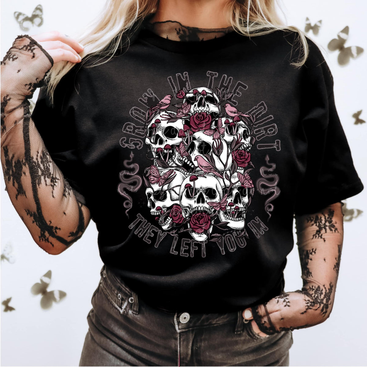 Grow in the dirt they left you in (MMD) 85282 DTF transfer