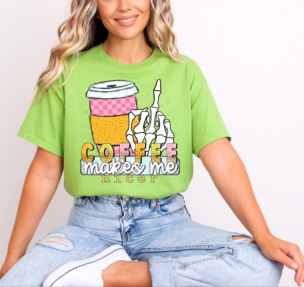 Coffee makes me nicer (C’s) 94782 DTF transfer