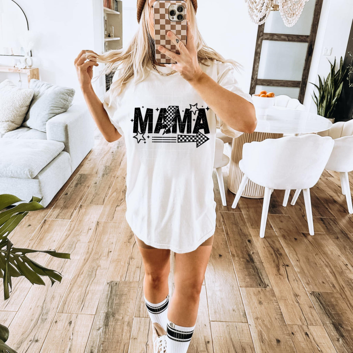 Mama with arrow BLACK (CSC) 98725 DTF transfer