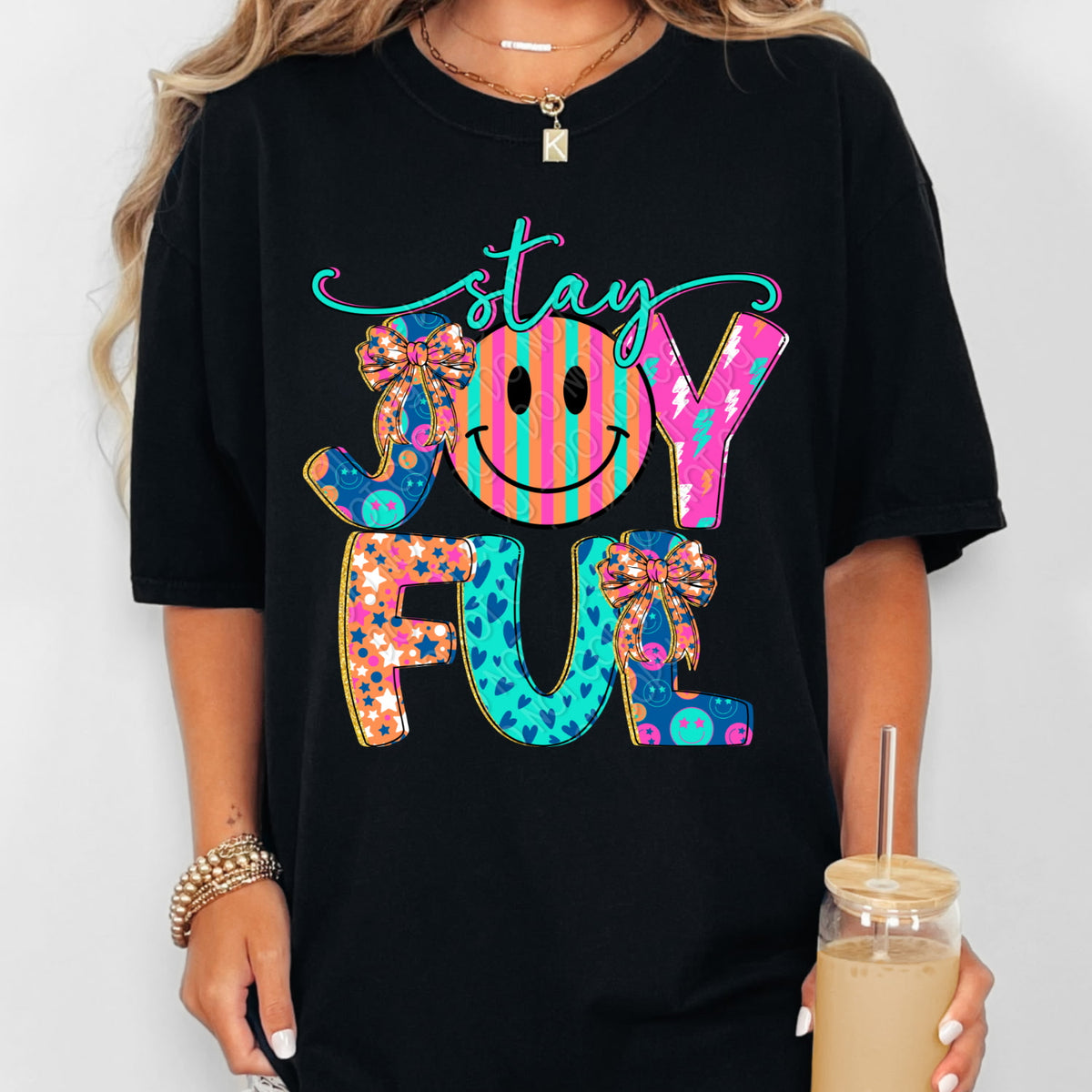 Stay joyful Sunday Special DTF transfer