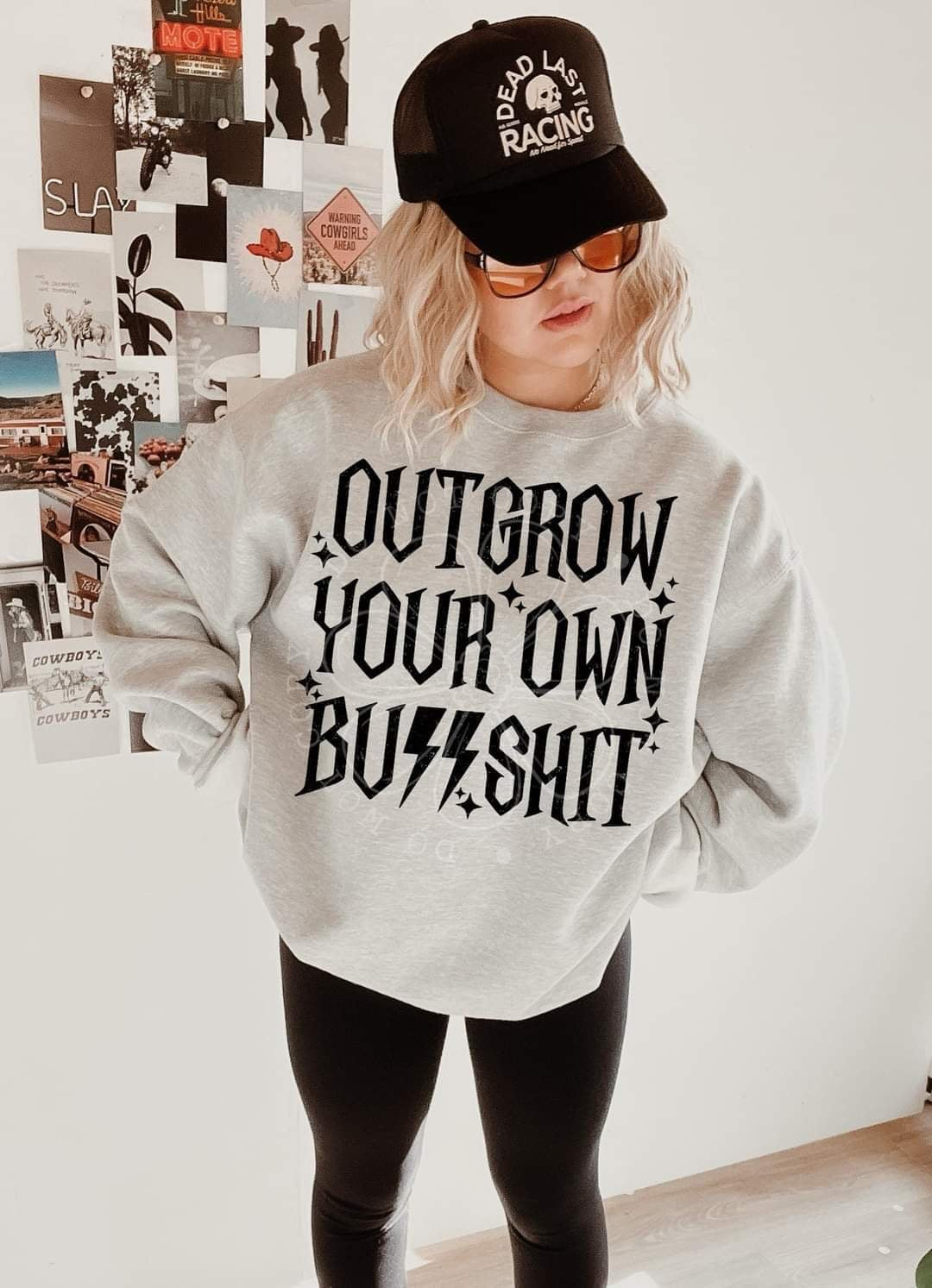 Outgrow your own bullshit (LYTTLE) 58984 DTF transfer