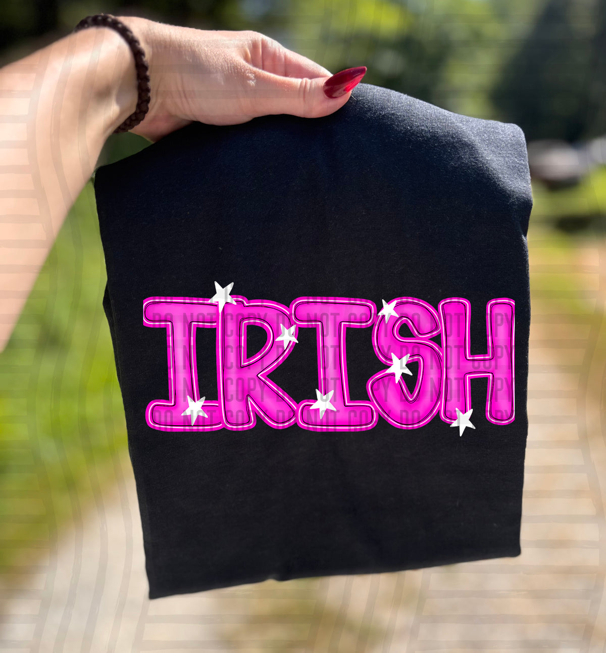 Irish Pink And Preppy Split 112903 DTF transfer