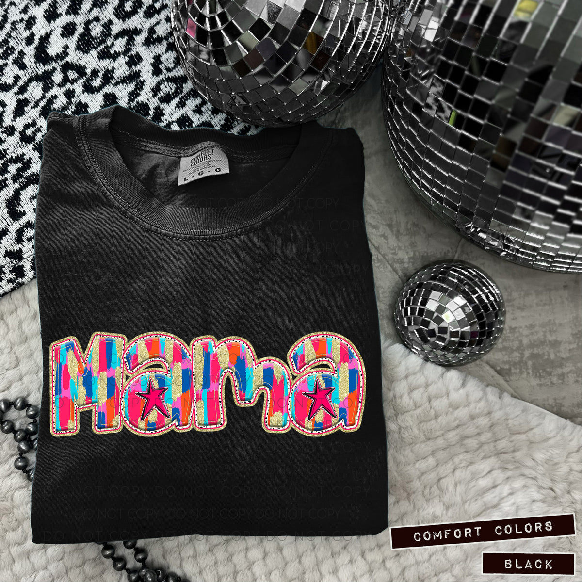 Mama Tutti Brushstrokes (Caplinger) DTF transfer