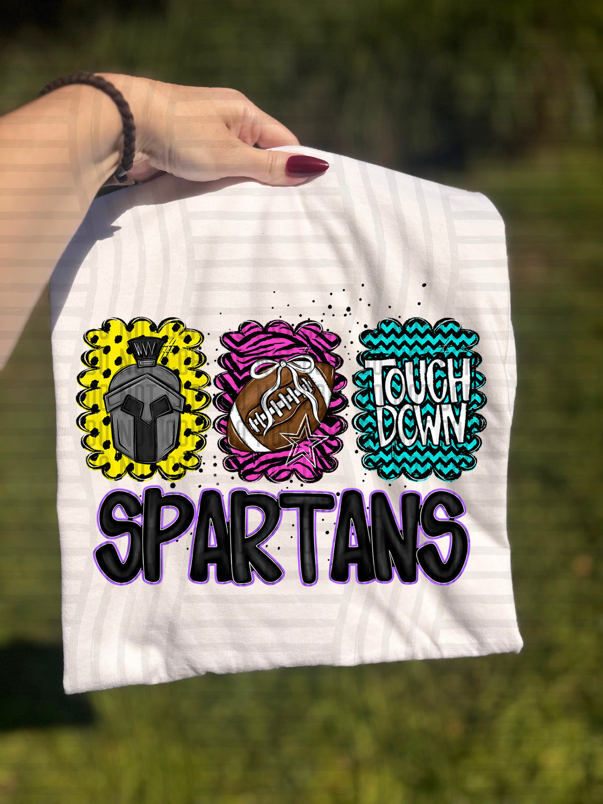 Spartans Preppy Bright Trio (Caplinger) 113104 DTF transfer