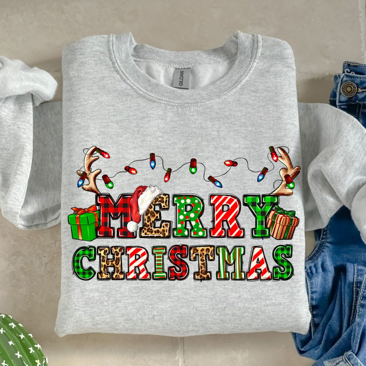 Merry Christmas-38683-DTF transfer