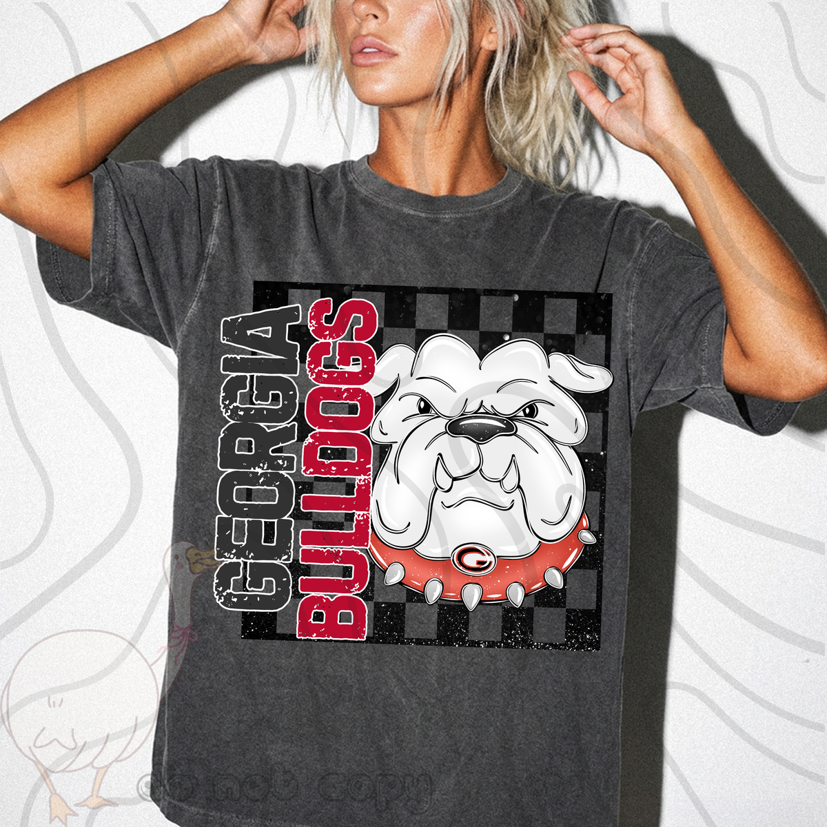 georgia bulldogs 56 one team one vision (dkdbk) DTF transfer