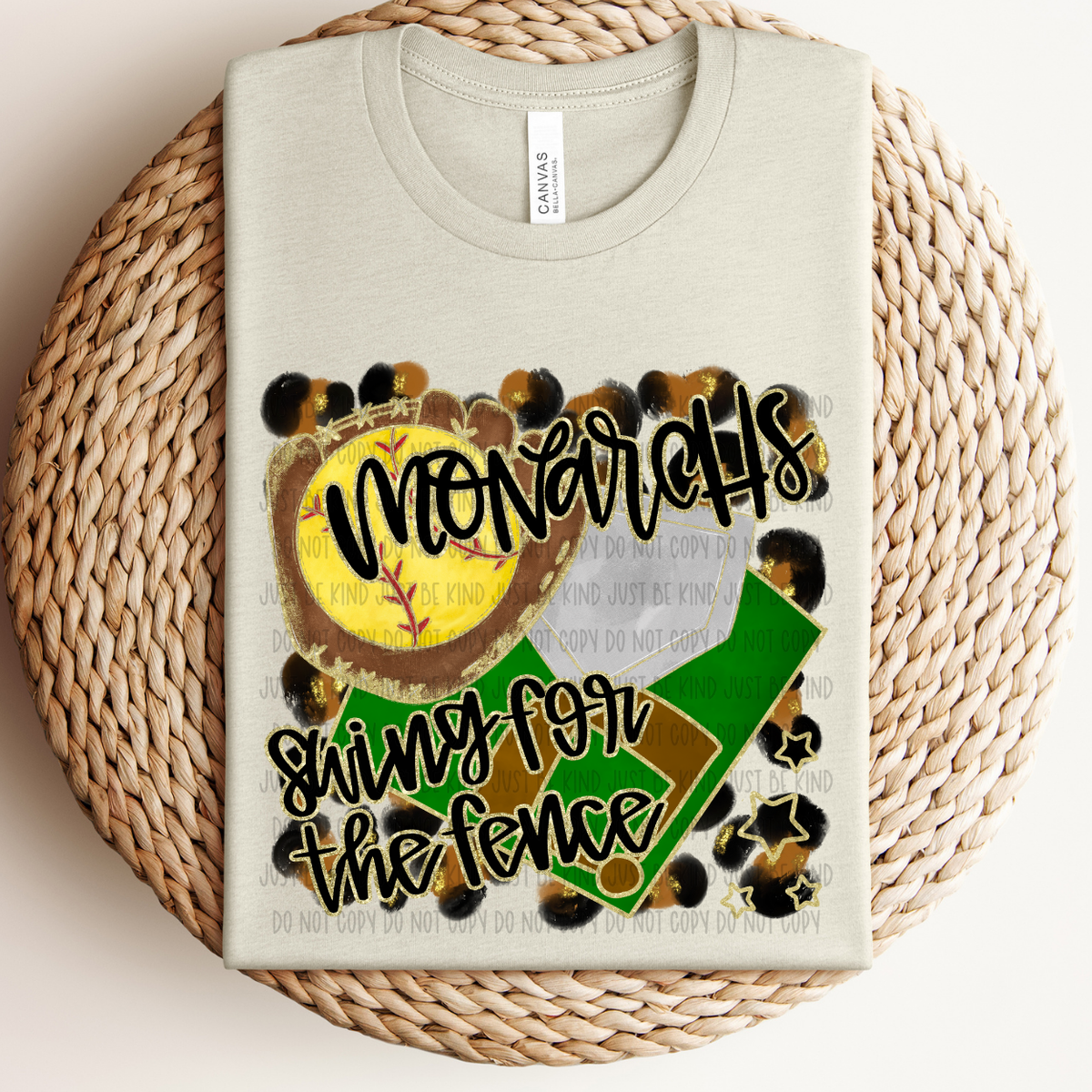 Softball Monarchs For The Fence (Caplinger) 83494 DTF Transfer