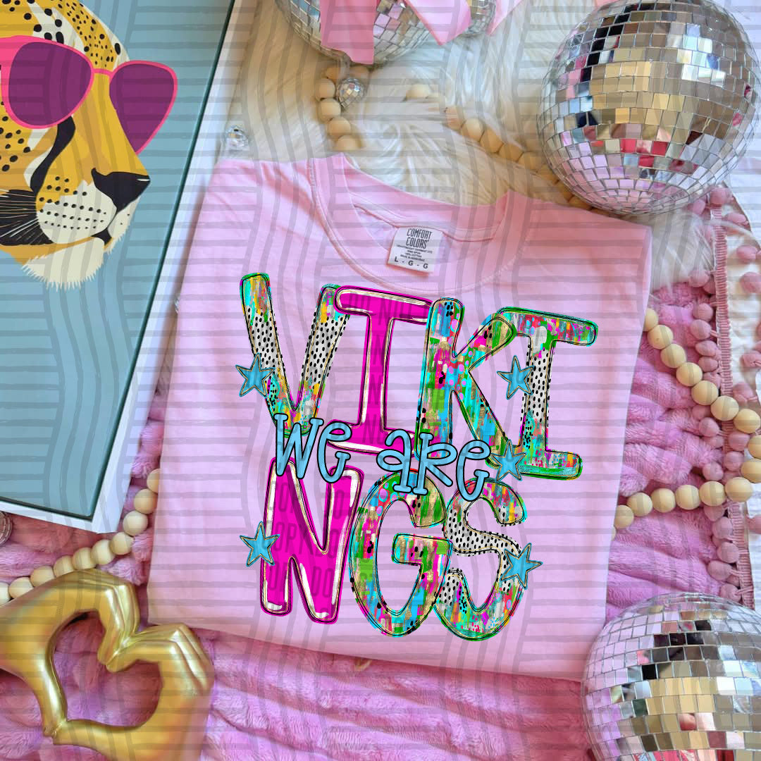 Vikings preppy luxe (Caplinger) DTF transfer