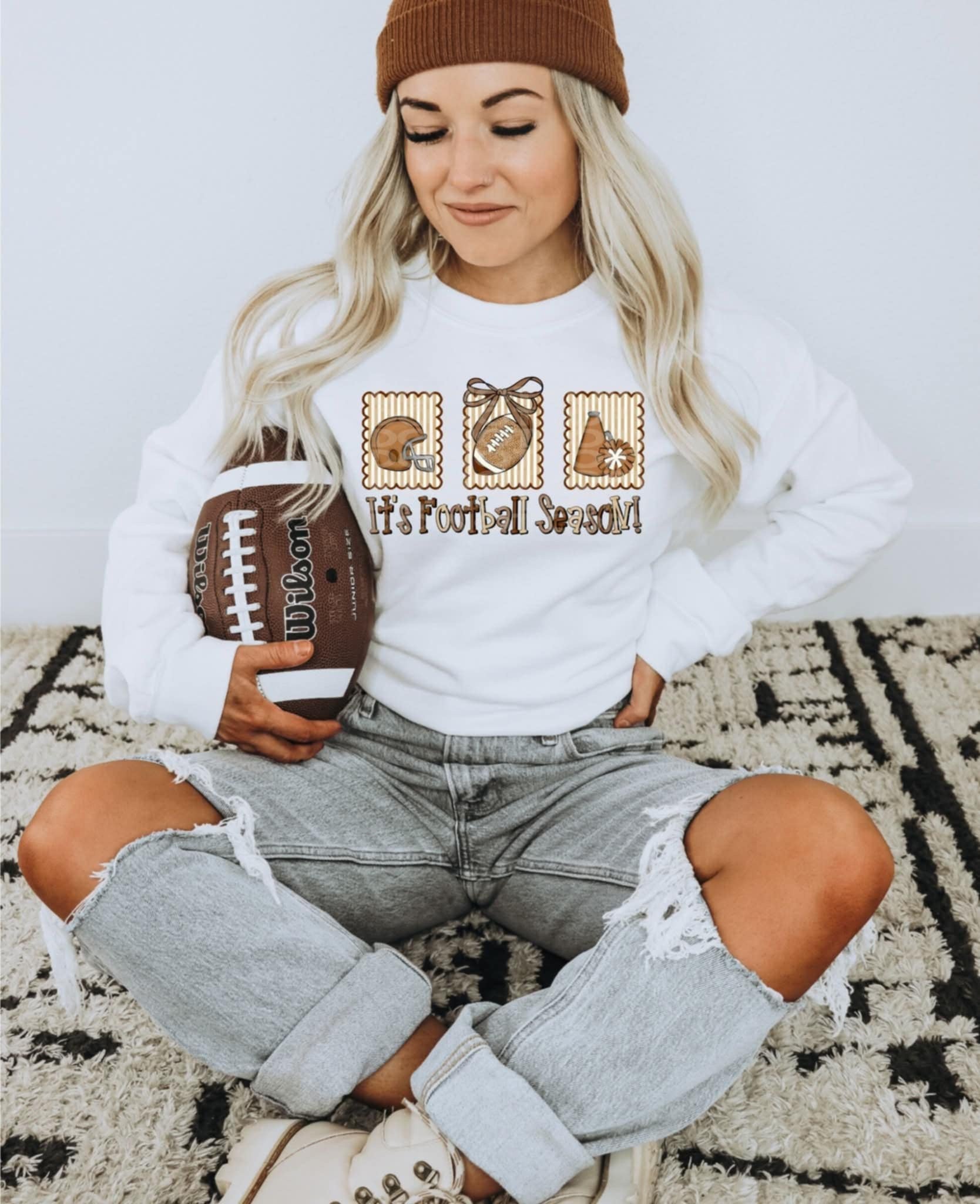 Telecommand Transfer Frame It’s Football Season frames PHDC DTF transfer – Mud & Grace Transfers