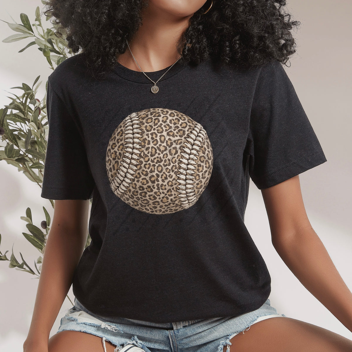 Leopard Ball (white stitches) DTF Transfer