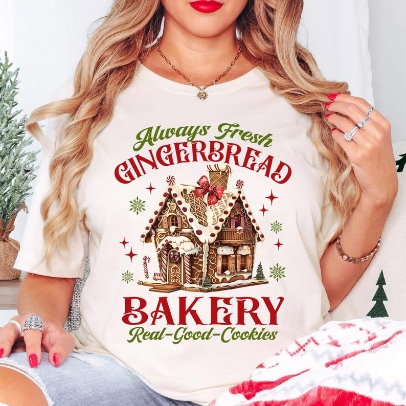 Always fresh gingerbread bakery 58267 DTF transfer