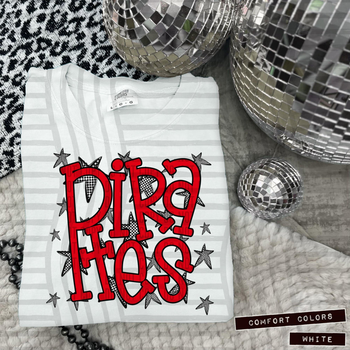 Red Staggered Mascots (Caplinger)