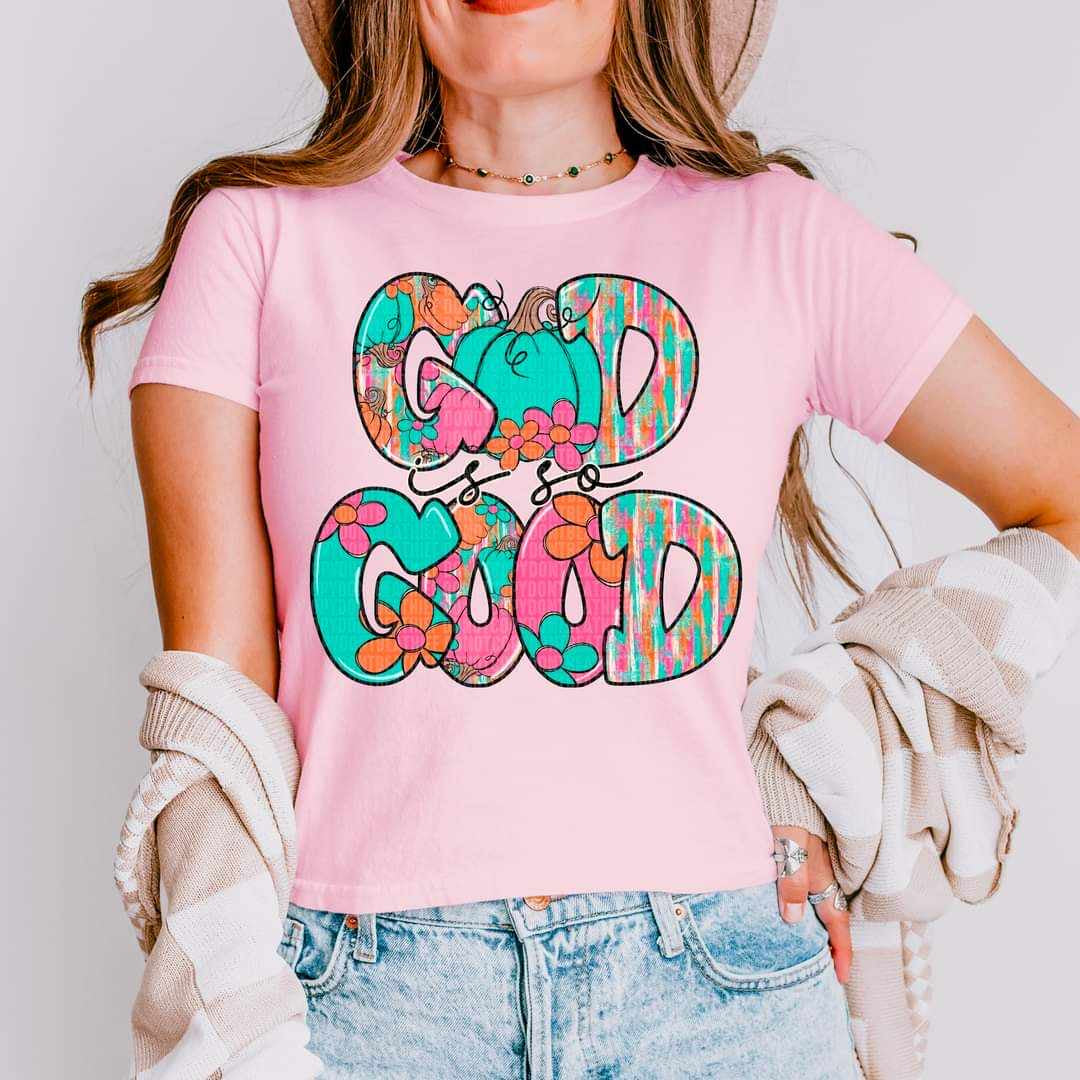 God is good brushstroke 52828 DTF transfer