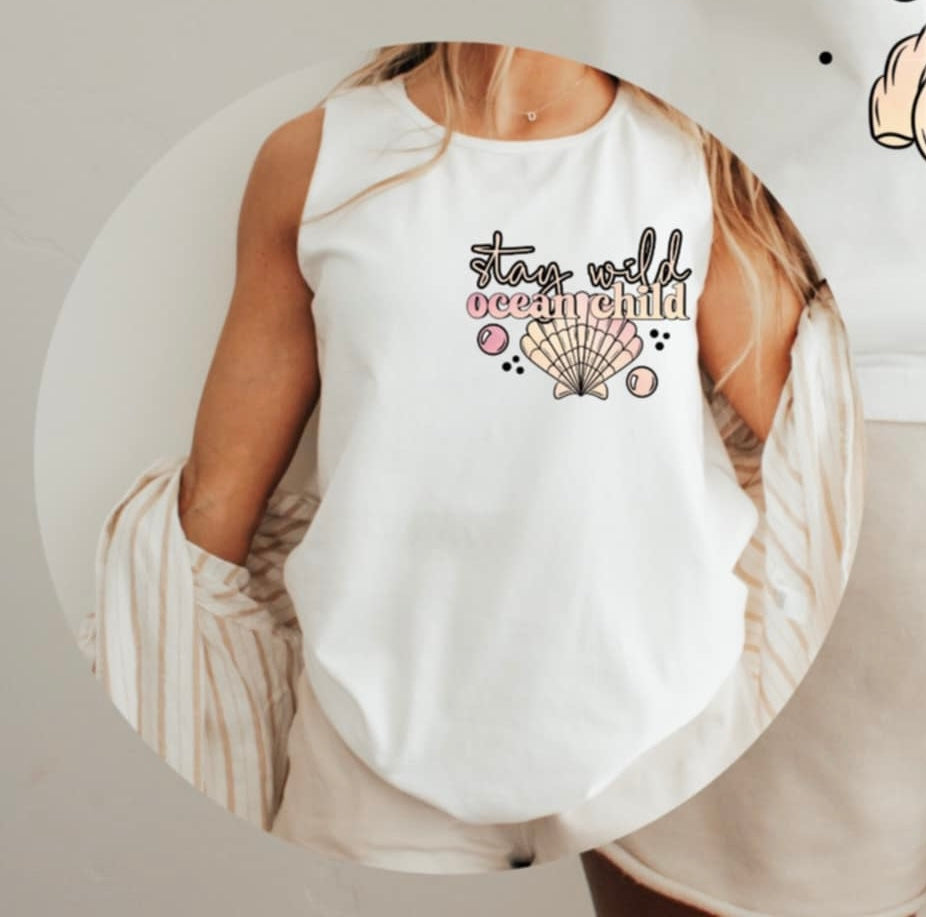 Stay wild ocean child COLOR pocket (CSC) 94113 DTF transfer