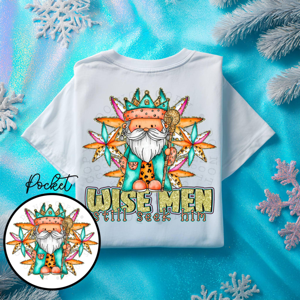 Wise men still seek him BACK 106453 DTF transfer