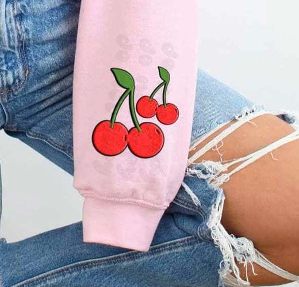 Cherries sleeve 73707 DTF transfer