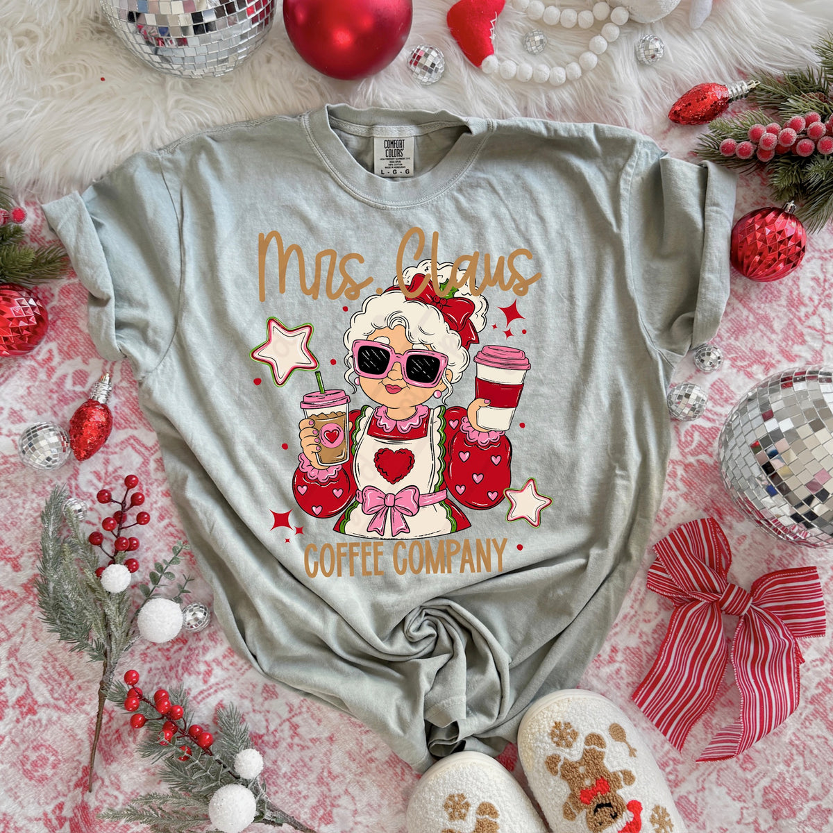 Mrs Claus coffee (exclusive) DTF Transfer