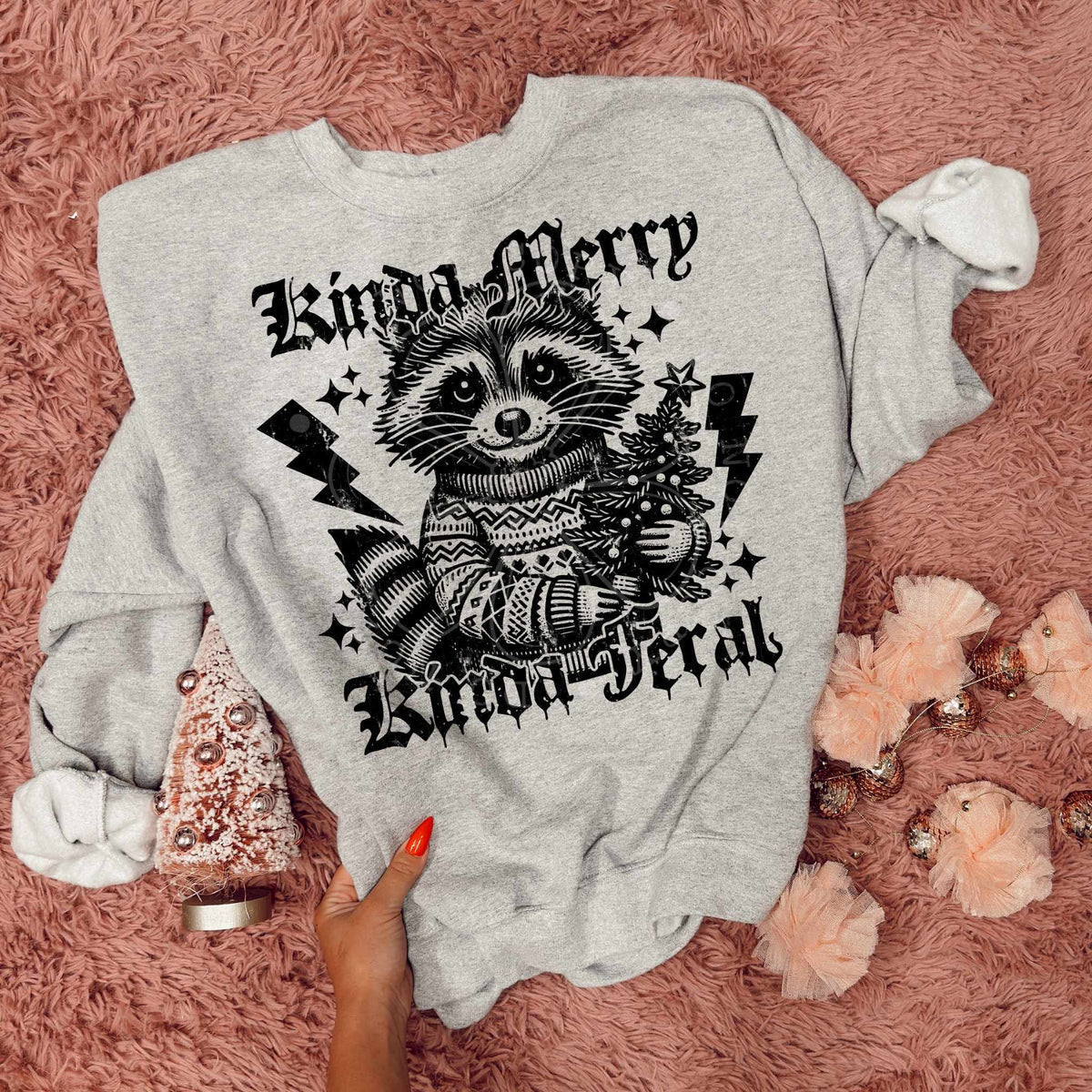 Kinda merry kinda feral 64388 DTF transfer
