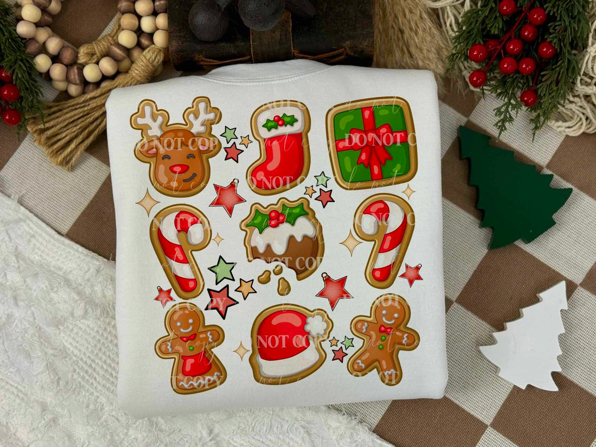 Christmas sugar cookies 64370 DTF transfer