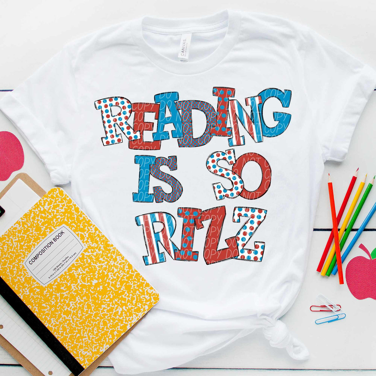 Reading is so rizz (CITY) 85031 DTF transfer