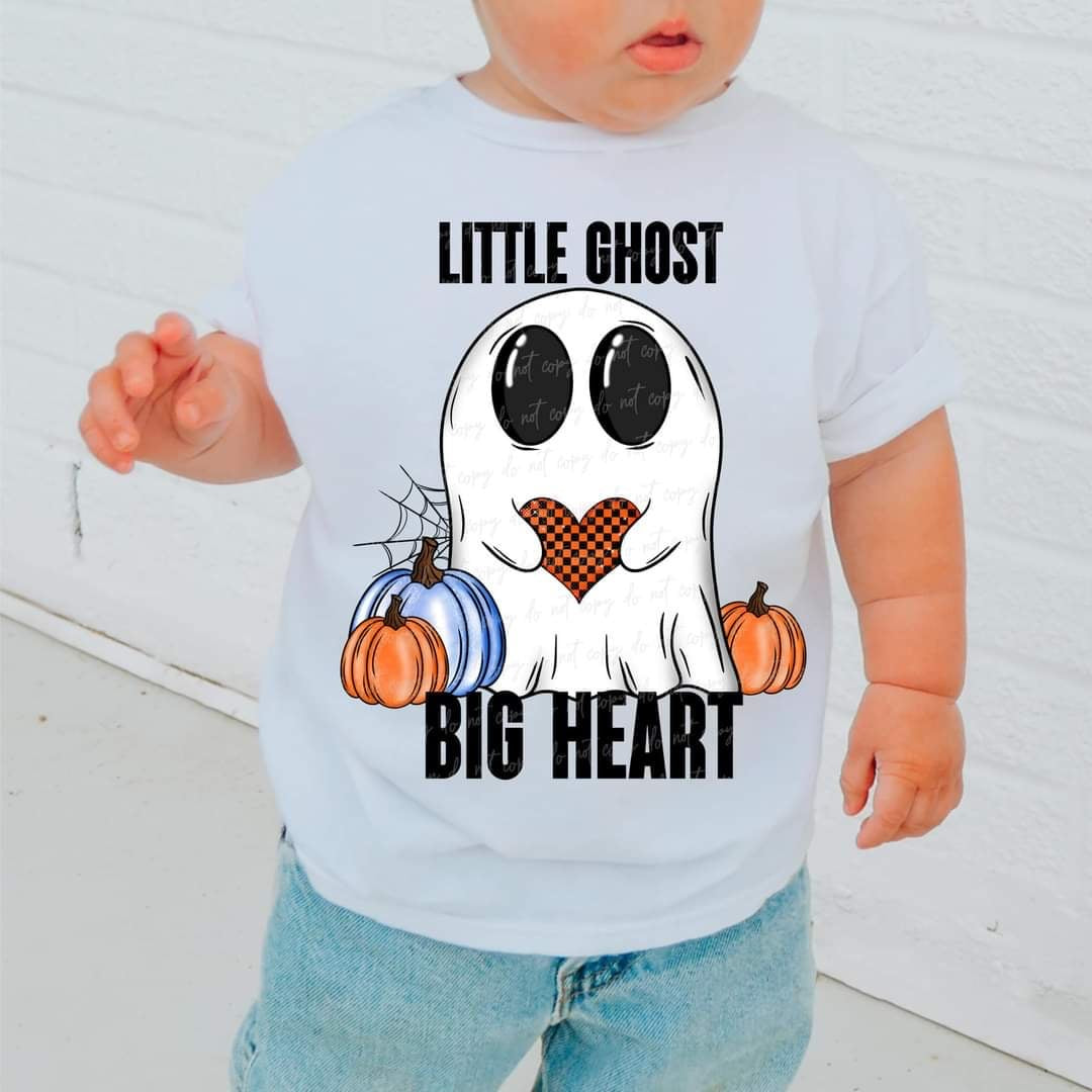 Little ghost big heart BLUE PUMPKIN (VIRGO) 58501 DTF transfer