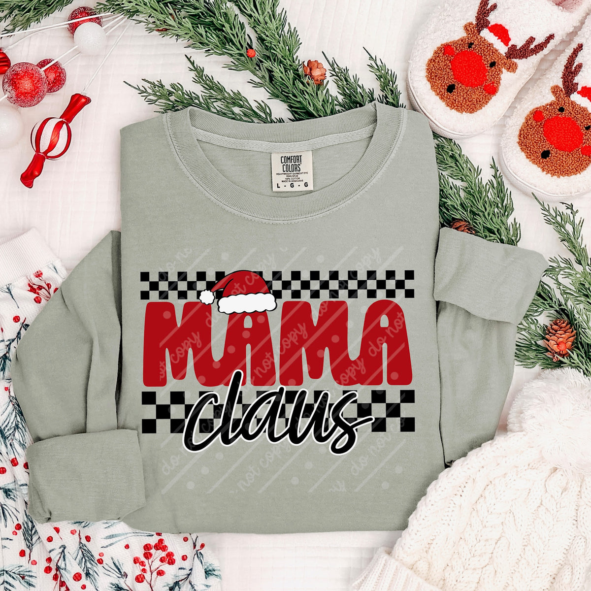 Mama claus (scarlow) DTF transfer