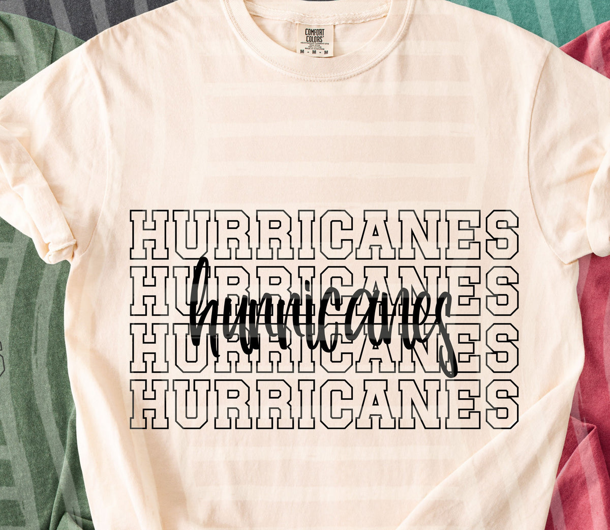 hurricanes simple stacked outlines (Caplinger) DTF Transfer