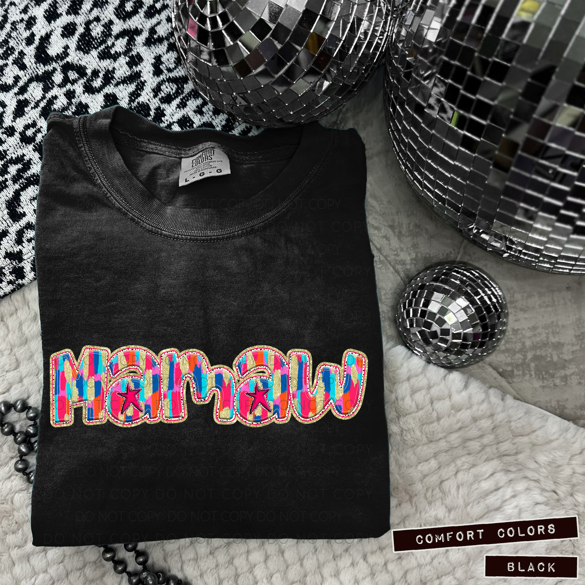 Mamaw Tutti Brushstrokes (Caplinger) DTF transfer