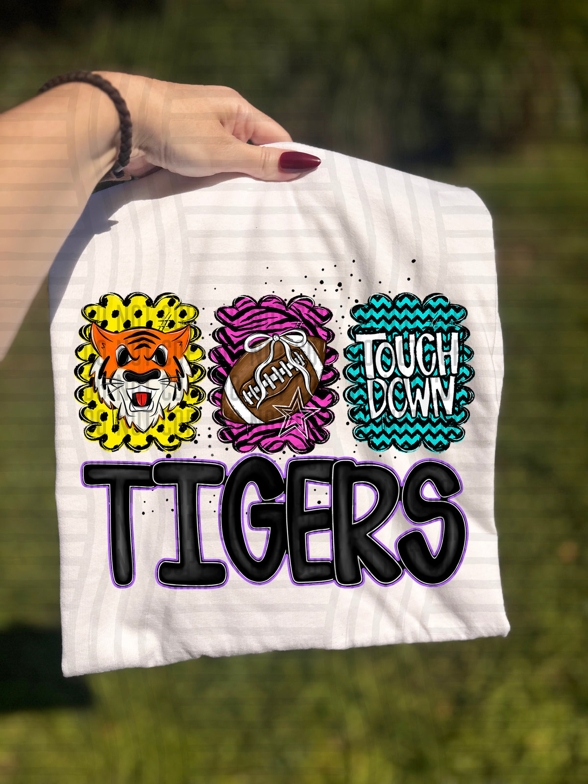 Tigers Preppy Bright Trio (Caplinger) 113105 DTF transfer