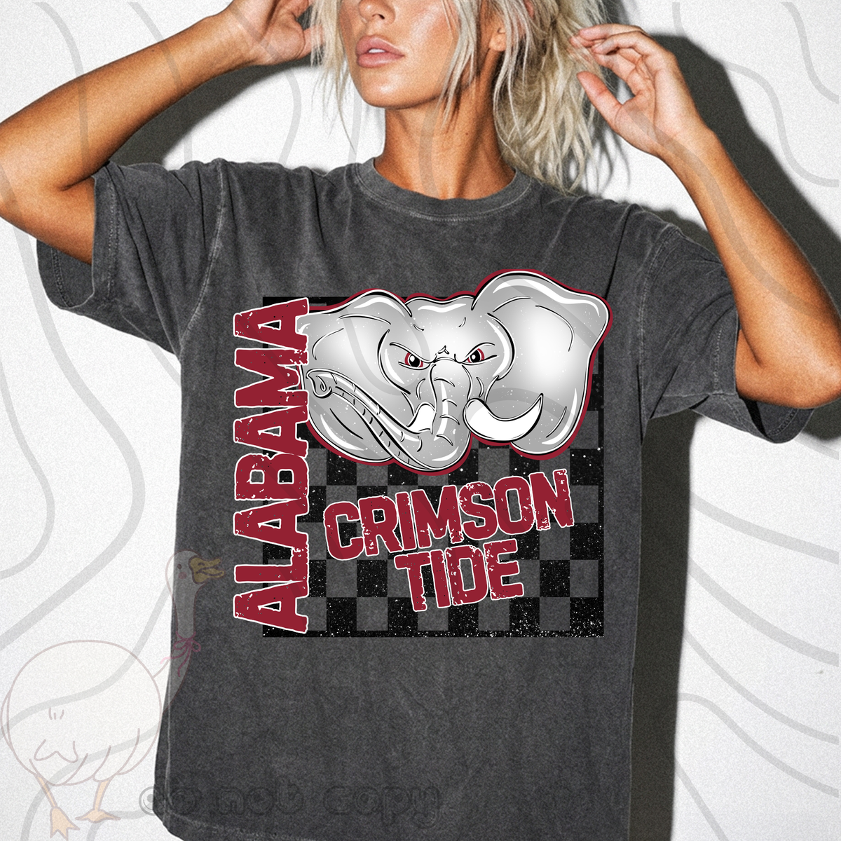 alabama crimson tide 57 college mocks (dkdbk) DTF transfer
