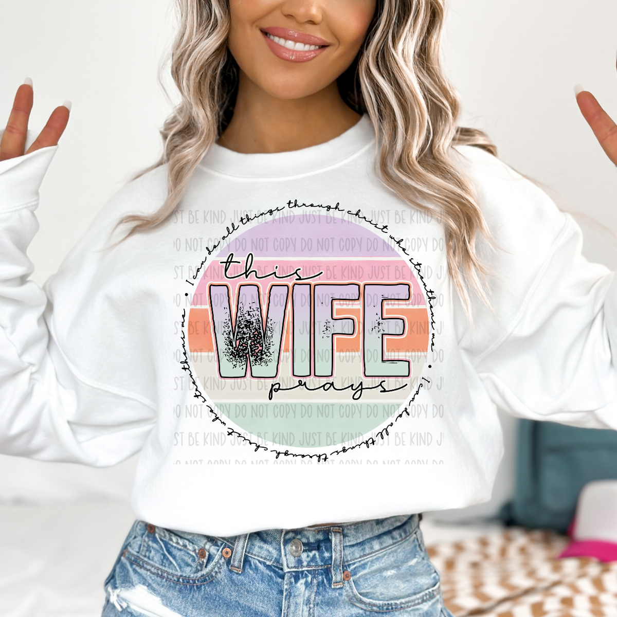 This Wife Prays (Kayndi) 72983 DTF Transfer
