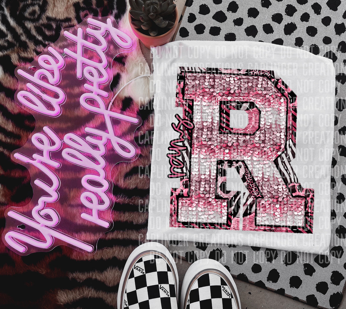 Rams wild and pink (Caplinger) DTF transfer