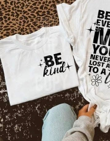 Be kind (pocket)  DTF Transfer
