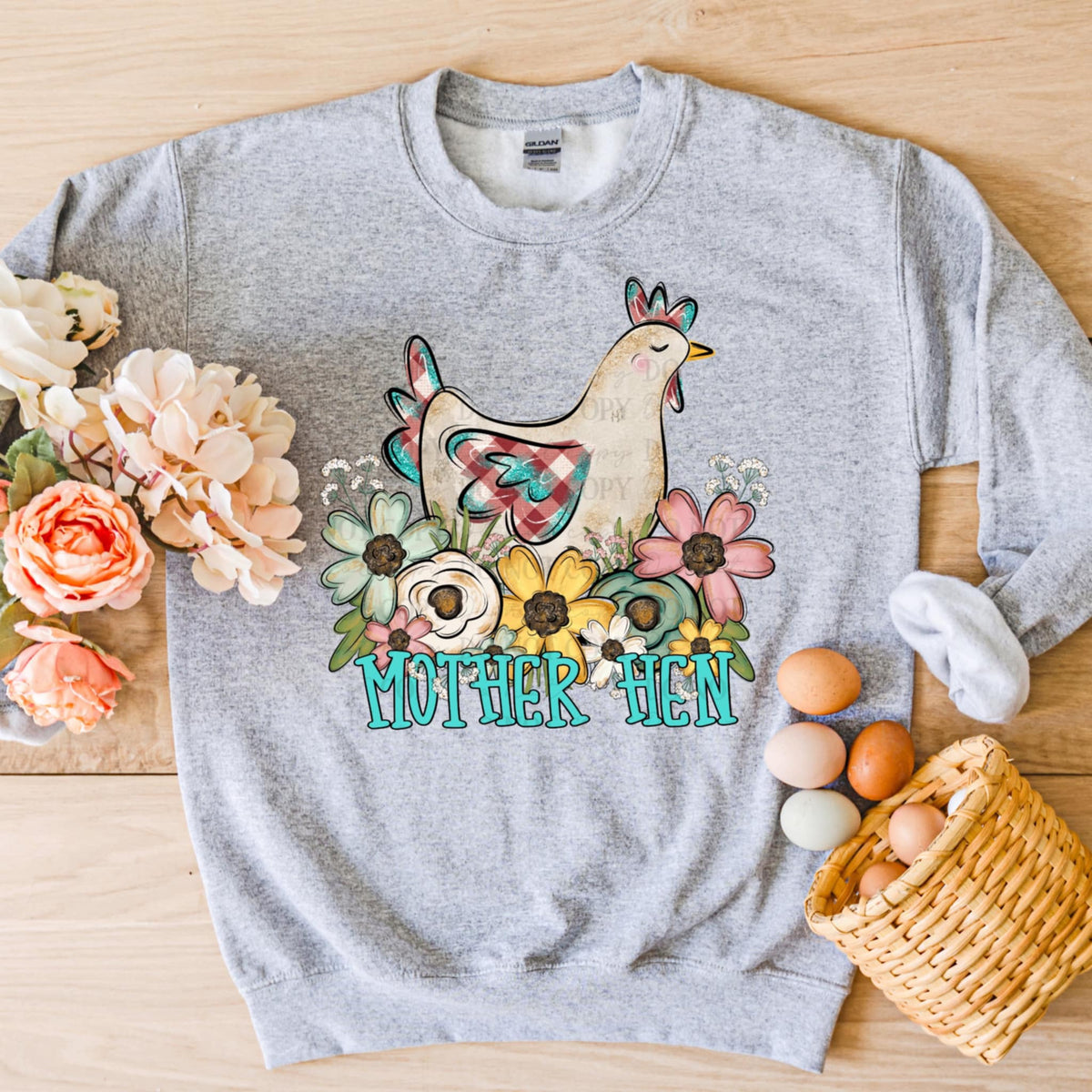 Mother hen (ABD) 93174 DTF transfer