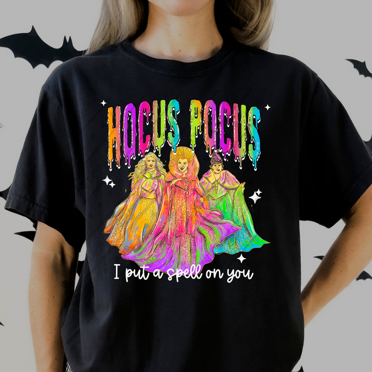 HP colorful witches (exclusive) DTF Transfer