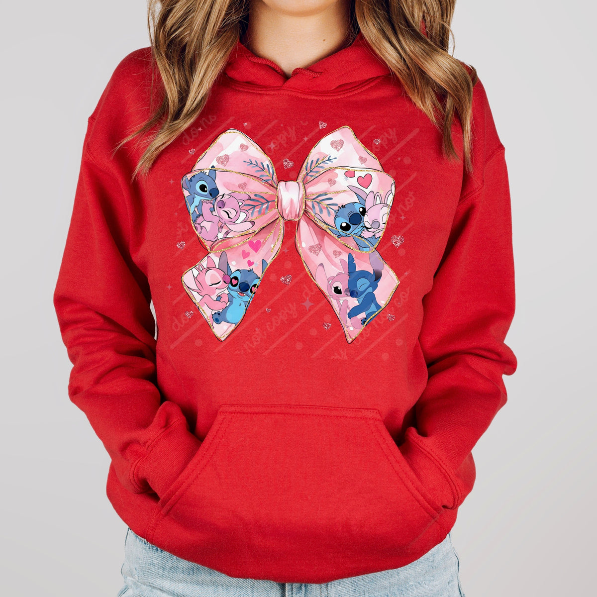 Pink Alien Bow sunday special DTF transfer