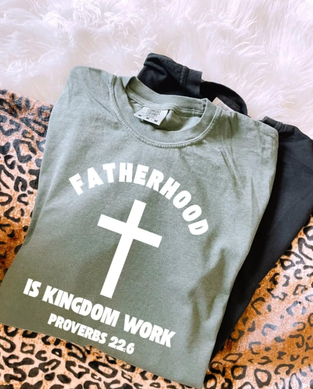Fatherhood is kingdom work WHITE 106251 DTF transfer
