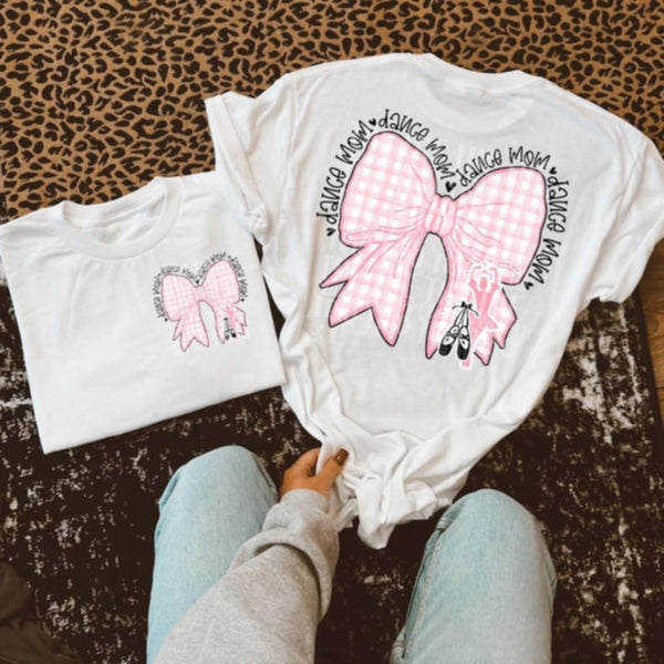 Cheer mom bow 95125 DTF transfer