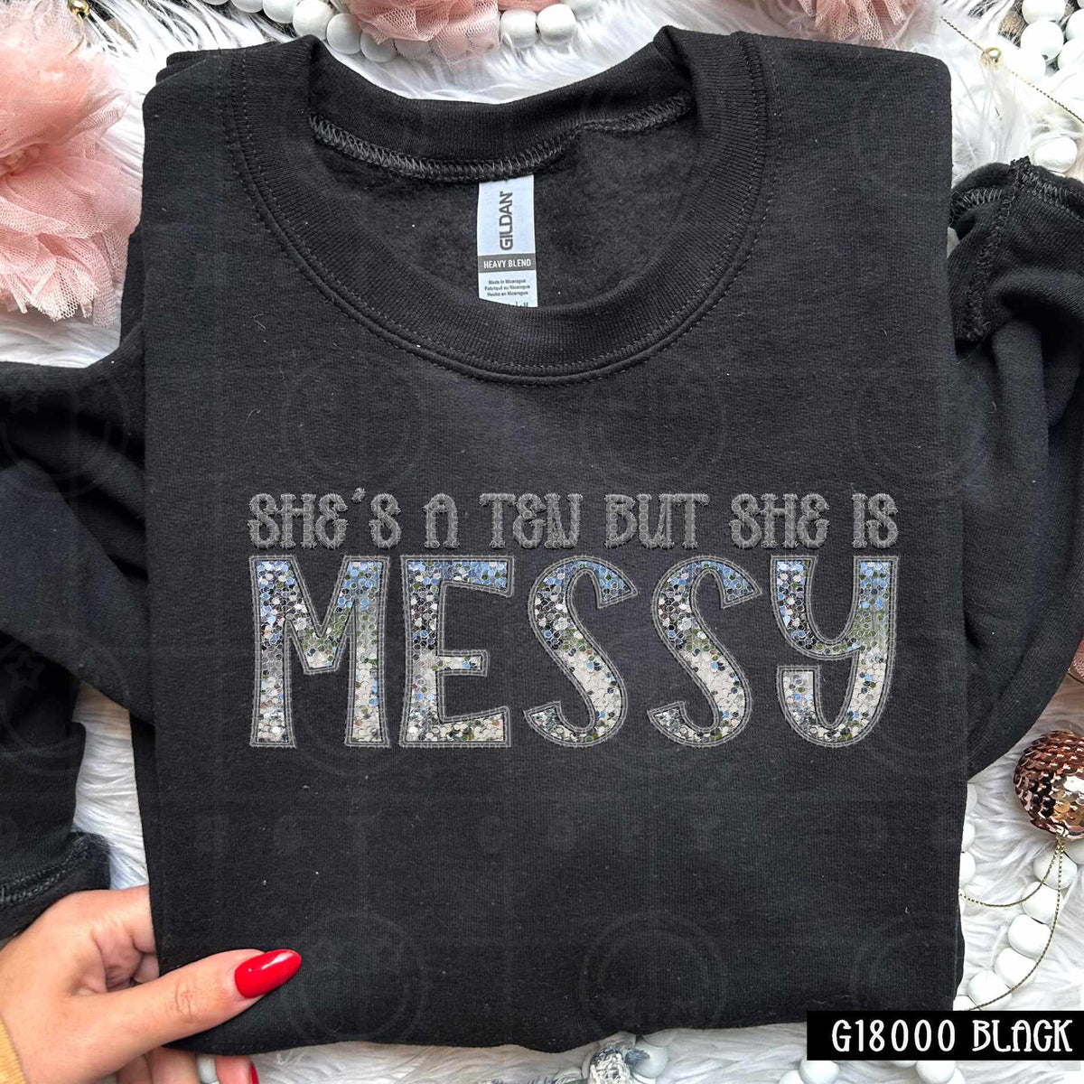 She’s a ten but she is messy (HW) 73502 DTF transfer
