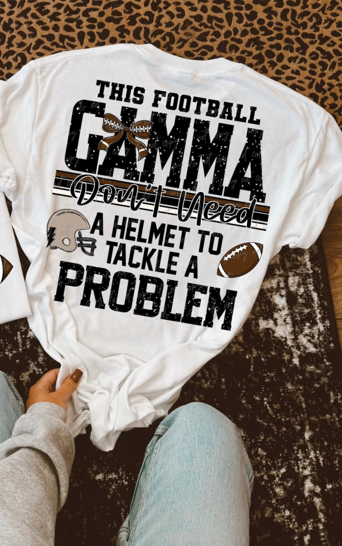 This football gamma don’t need a helmet to tackle a problem BOW (VIRGO) 94469 DTF transfer